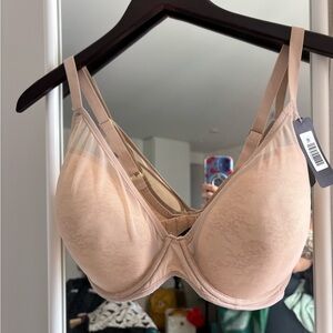 Natori Tan Full-Coverage Bra with Molded Cups